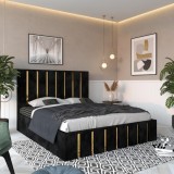 Pat Tapitat Crystal Negru Scrie-ne pentru detalii