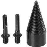 Cumpara ieftin Con despicator lemn pentru bormasina, Strend Pro, cu 2 adaptoare, SDS PLUS, HEX 1/2&quot;, 42 mm