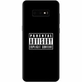 Husa silicon personalizata pentru Samsung Galaxy S10 Lite, Parental Advisory