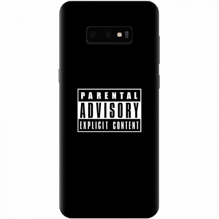 Husa silicon personalizata pentru Samsung Galaxy S10 Lite, Parental Advisory