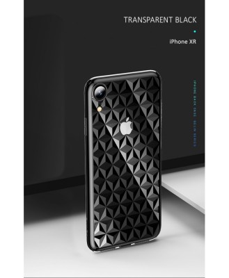 Husa Usams Gelin Series Iphone XR Transparent-Neagra foto