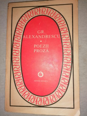 Grigore Alexandrescu - Poezii. Proza foto
