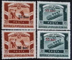 Lp 309 - mnh - Jocurile Universitare de Iarna - doua serii supratipar deplasat foto