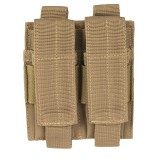 Pouch incarcator pistol dublu Mil-Tec Coyote