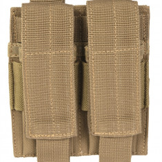 Pouch incarcator pistol dublu Mil-Tec Coyote