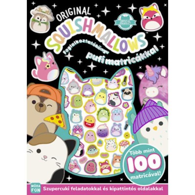 Original Squishmallows - Foglalkoztat&amp;oacute;k&amp;ouml;nyv pufi matric&amp;aacute;kkal foto