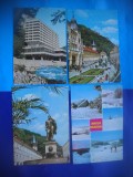 HOPCT LOT 2412 BAILE HERCULANE -JUD CARAS SEVERIN -4 CARTI POSTALE-CIRCULATE, Circulata, Printata, Caras-Severin