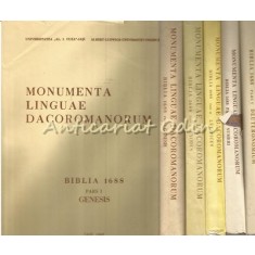 Monumenta Linguae Dacoromanorum I-V Biblia 1688 - Al. Andriescu, Ioan Caprosu