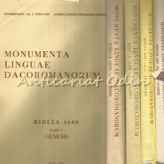 Monumenta Linguae Dacoromanorum I-V Biblia 1688 - Al. Andriescu, Ioan Caprosu