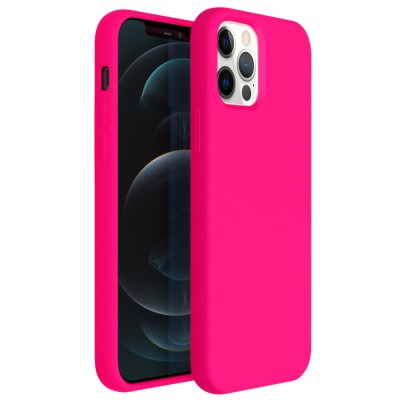 Husa Silicon iPhone 12 iPhone 12 Pro Roz foto