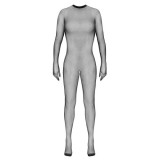 Catsuit Cottelli Fantasy din Plasa, Marime Small-Large, Lenjerie Sexy Femei