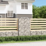 Gabion cu capace din s&acirc;rmă galvanizată 150 x 100 x 30 cm, vidaXL