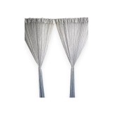 Perdea Decorativa din gama Perdele Franjurate, 3 metri x 3 metri, 1COL1 alb