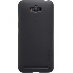 Husa Asus Zenfone Max Nillkin Frosted Shield Negru + Folie de protectie foto