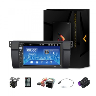 [KIT] MP5 Player pentru BMW E46, WinCE, Bluetooth, USB, CardSD, Camera Marsarier, Auxiliar, Mirrorlink, Touchscreen - AD-BGP7010B+AD-BGRBM0162DIN foto