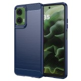 Husa Motorola Moto G35 Techsuit Carbon Silicone, albastru