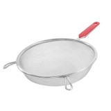 Strecuratoare inox, 18 cm - Zokura, cu maner, paste, plastic