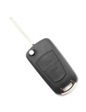 Carcasa cheie tip briceag pentru Opel , 2 butoane, lama pe stanga