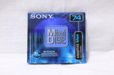 Mini disc minidisc MD Sony 74 sapphire blue - sigilat