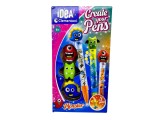 Set creativ pixuri personalizate Clementoni Monster cu 3 pixuri pentru copii