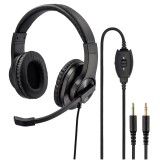 Cumpara ieftin Casti PC Hama HS-P300 Office Headset, Stereo, 2x3.5mm jack, Negru