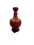 Vază decorativă, vintage, China, Cinnabar
