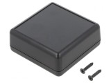 Carcasă Universală ABS Neagră 66,5x66,5x28 mm