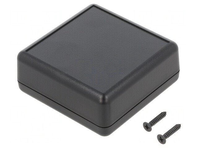 Carcasă Universală ABS Neagră 66,5x66,5x28 mm