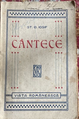 CANTECE,ST.O.IOSIF/PRIMA EDITIE/COPERTA ORIGINALA BROSATA/138 PAGINI,POZE foto