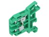 Conector de &icirc;mbinare șine 0,5-2,5mm2 2 borne verde 690V