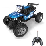Masina cu telecomanda OFF ROAD Truck , lumini LED, incarcare USB, acumulator inclus, 19.5x13x11.5cm