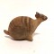 Figurina de lut antica, PRE COLUMBIAN CHANCAY LLAMA, 10cm x 6cm inaltime