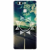 Husa silicon pentru Huawei P9, Sun On The Road