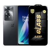 Folie de Protectie pentru OnePlus Nord N30 SE, TEO, Sticla Securizata ESD, Margini Negre, Rezistenta la Zgirieturi, Antistatica, 0.35 mm, Transparenta