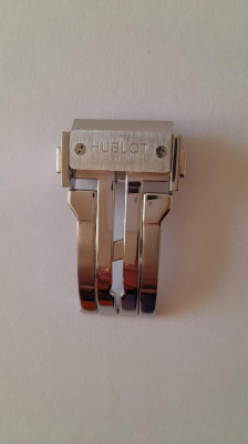 Inchizatoare curea Hublot de 22mm latime si de 24mm latime, argintie, galbena sau neagra. foto