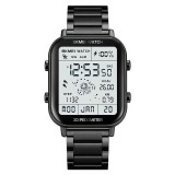 Cumpara ieftin Ceas Barbatesc Skmei Digital Sport Pedometru Alarma Cronometru Data, Negru, Rezistent Apa 3ATM