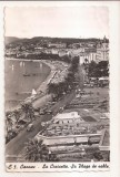 FA85 -Carte Postala- FRANTA - Cannes, La Croisette, circulata 1955, Fotografie