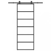 VidaXL Ușă glisantă cu set feronerie, 76x205 cm, sticlă ESG/aluminiu
