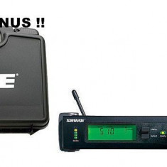 MICROFON WIRELESS PROFESIONAL SHURE BETA58A,RECEIVER SLX,KIT COMPLET+VALIZA,NOU!