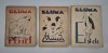 Carte veche Biblioteca Gluma Trei volume Ilustratii
