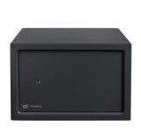 Seif cu cheie 23x35x25 cm, Negru,Otel, Oem
