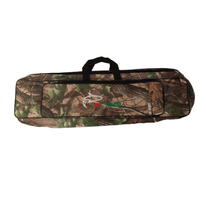 Husa camuflaj cu 2 compartimente si 1 buzunar, 85 cm