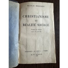 Christianisme et Realite Sociale - Nicolas Berdiaeff