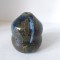 Vas ceramic stil japonez, gresie, form deosebita, 10cm inaltime x cca 8cm diametru