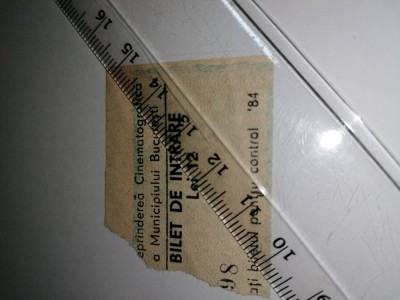 BILET VECHI - CINEMA foto