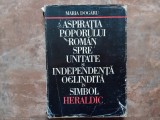 Aspiratia poporului roman spre unitate si independenta oglindita in simbol heraldic - Maria Dogaru, 1981