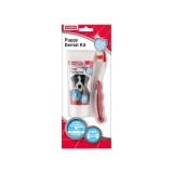 KIT DENTAR PASTA+PERIUTA PENTRU CATELUSI BEAPHAR 50G