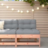 vidaXL Canapea de mijloc cu perne, lemn masiv douglas 825553