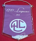 Fanion fotbal - AC LEGNANO 1913 (Italia) - folie de protectie si dimensiuni 26X18 cm