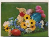Bnk cp Carte postala 3D - Oua de paste - Elvetia - Toppan CS-221, Circulata, Printata